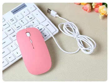 Srčkan Žično USB Miška za Računalnik PC Miško Ergonomska Miška Miši za Apple Asus Xiaomi Lenovo Prenosni računalnik Prenosni Namizni Home Office