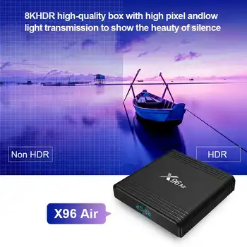 X96 Zraka Android TV Box Amlogic S905X3 64GB 4GB RAM ROM 2.4 G 5G WIFI, bluetooth 4.1 Android 9.0 4K USB3.0 Set Top Box media igra