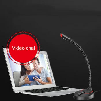 Žičnim Vtičem USB Mikrofon za Mac laptop in Računalniki Konferenca Glas prenosi Podcasting za Youtube, Skype Mikrofoni